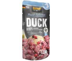 בלקנדו –  פאוץ, ברווז וחמוציות – 125 גרם