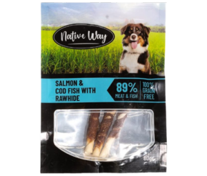 חטיף בקר, סלמון ודג קוד – 80 גרם