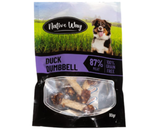 חטיף ברווז עם אורז – 80 גרם